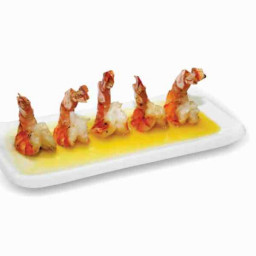 shrimps with orange sauce