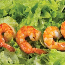 Salad ceasar shrimp